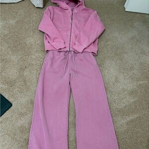 Abercrombie and Fitch zip hoodie Sz M and sweatpants Sz M great condition